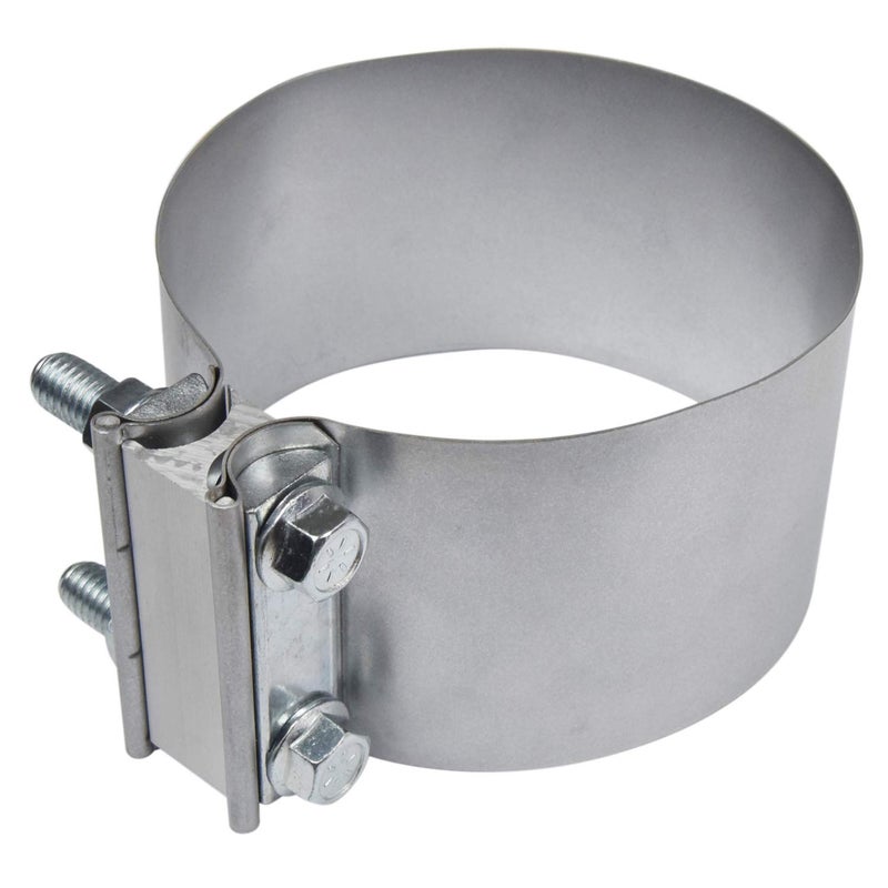 Roadformer 5" Butt Joint Exhaust Band Clamp - Aluminized Steel for 5" OD Exhaust Pipe, Muffler, Elbow and Exhaust Tubing Connection - Image 4